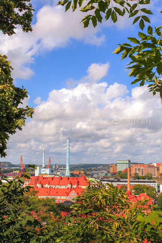 Skansen Kronan Observatory - a panoramic view of Gothenburg